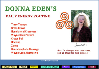 Donna Eden Install Screen