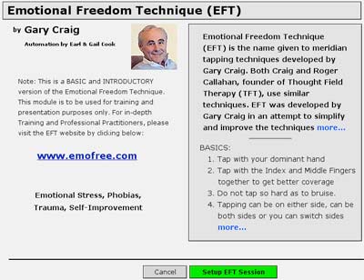 EFT Intro Screen