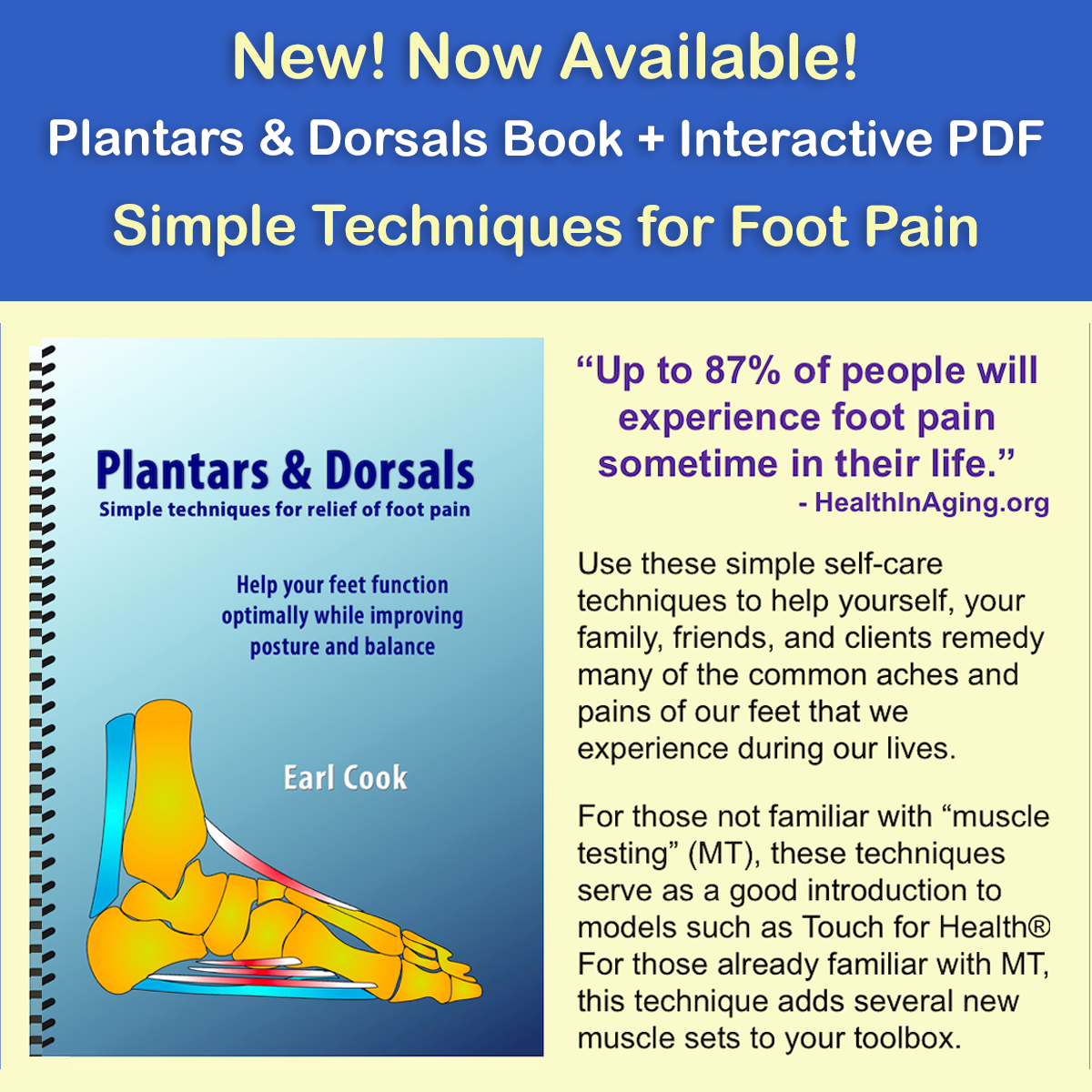 Plantars and Dorsals Book now available.
