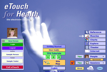 eTouch Main Menu