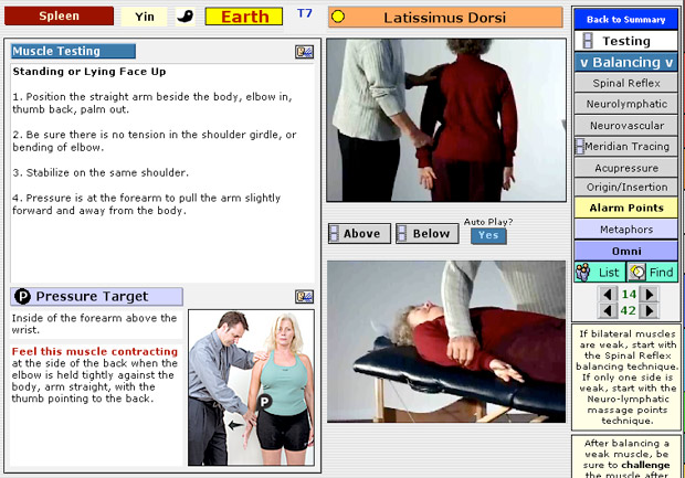 Muscle Testing Page