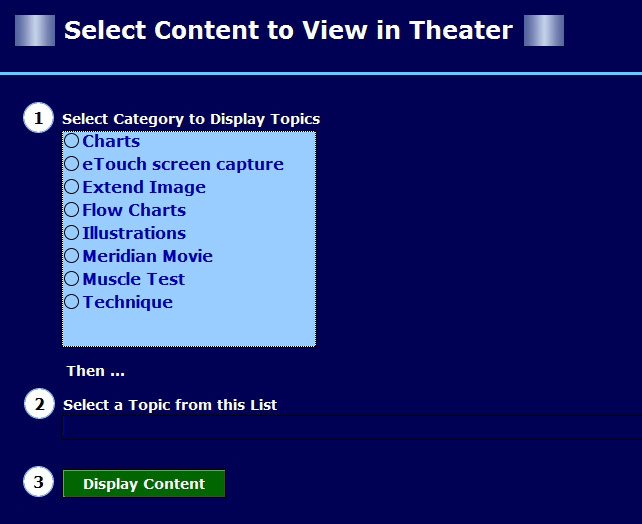 Theater Menu